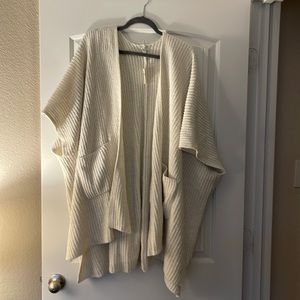 aerie chenille poncho